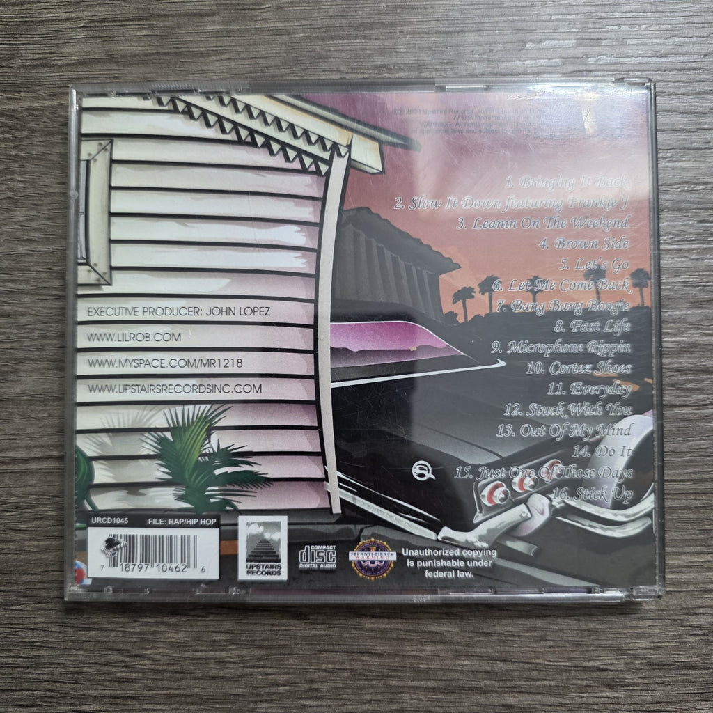 Lil Rob - 1218 Part II CD 2008 Upstairs Records Chicano Rap Hip Hop Rare HTF